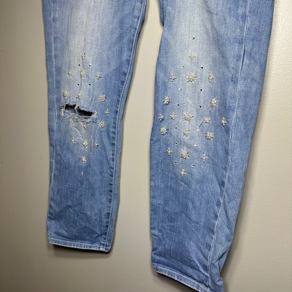 Abercrombie And Fitch Jeans Women’s Size 4/27. Bejeweled. Distressed. - Picture 2 of 7